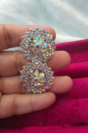 Sparkling Crystal Bloom Earrings