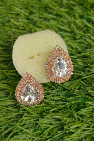 Luxury Tear-Drop Crystal Stud Earrings