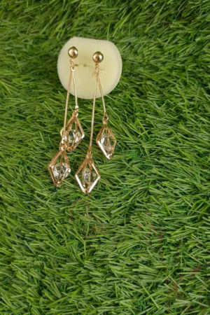 Elegant Crystal Drop Dangle Earrings