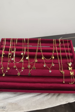 Elegant Gold Charm Necklace Collection