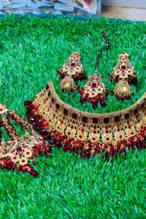 Royal Ruby Kundan Bridal Choker Set