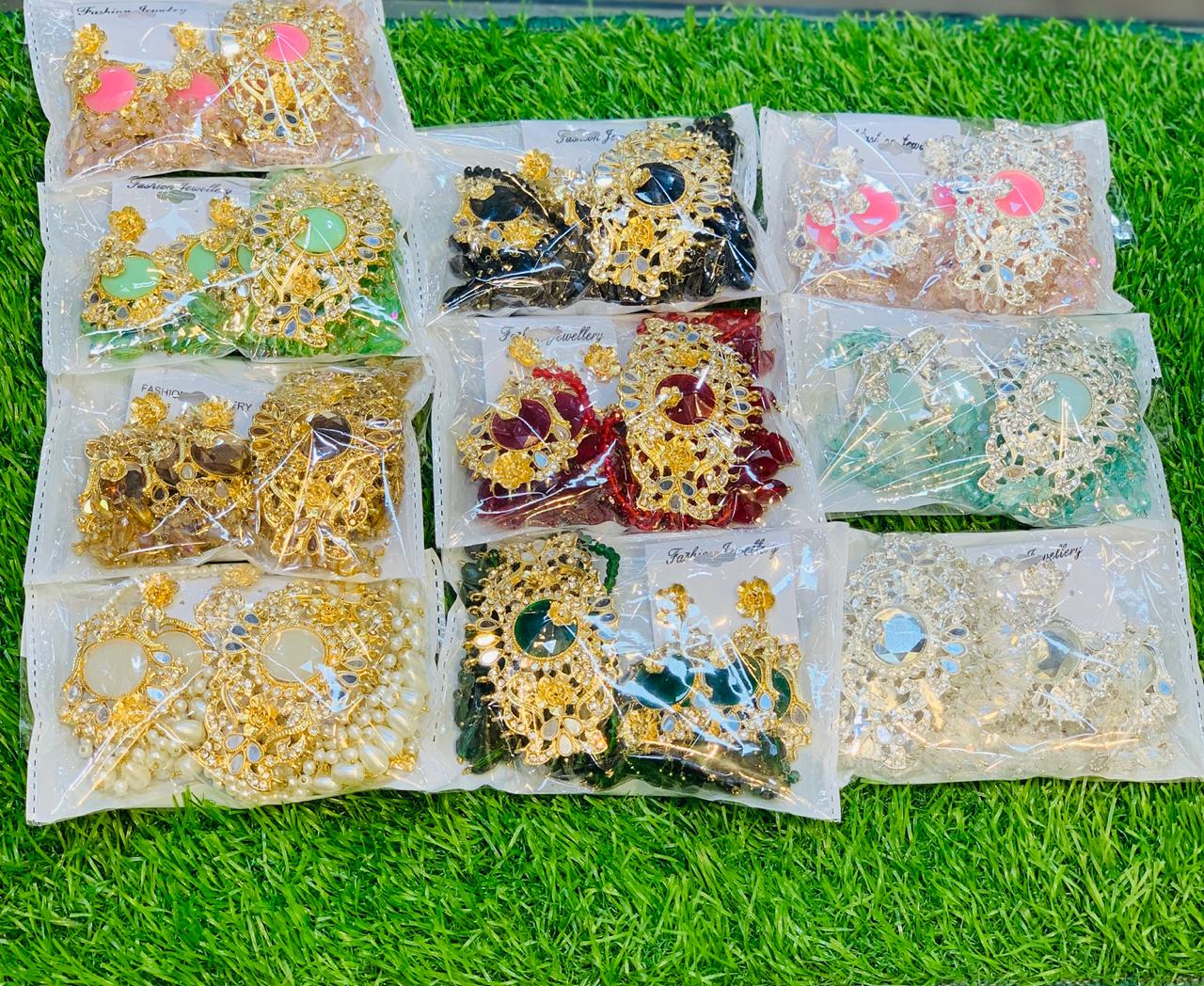 Royal Ruby Kundan Bridal Choker Set - Image 2