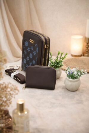 Premium Crossbody Sling Bag With Mini Wallet – Stylish