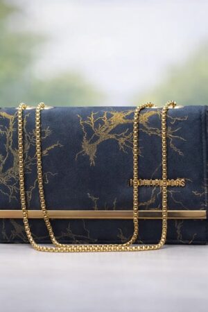 Marble Texture Chain Shoulder Bag – Premium & Stylish